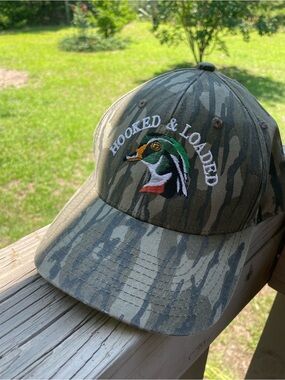 Camo 'Hooked & Loaded' Duck Embroidered Hat